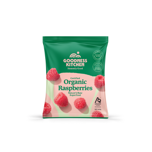 Organic Raspberries Sweets Organic range – Goodness Kitchen NZ